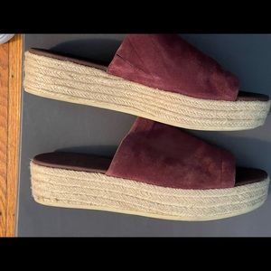 Vince Suede Slides